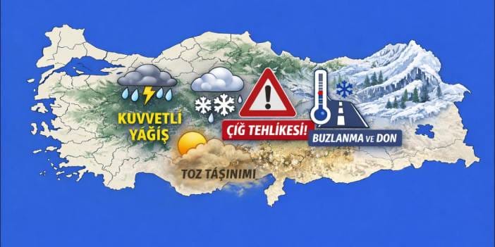 Meteoroloji saat saat uyardı: Kar fırtına ve kuvvetli yağışı açıkladı
