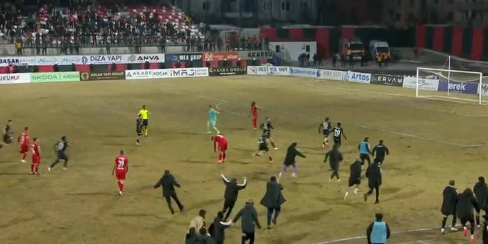 Vanspor maçı bitti Çorum'da isyan başladı