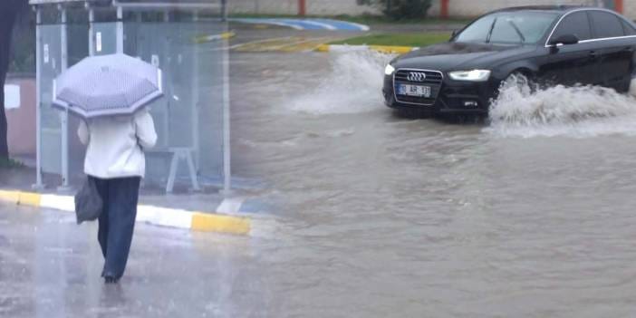 Balıkesir’de sağanak kabusu! Caddeler göle döndü