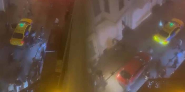 Kavga ettiği grubun üzerine aracını sürdü! Ezilmekten son anda kurtuldular