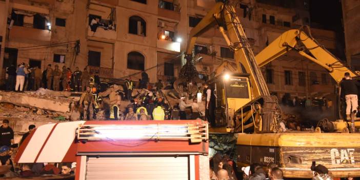 Lübnan'da bina çöktü: 14 kişi hayatını kaybetti! Arama kurtarma çalışmaları sürüyor