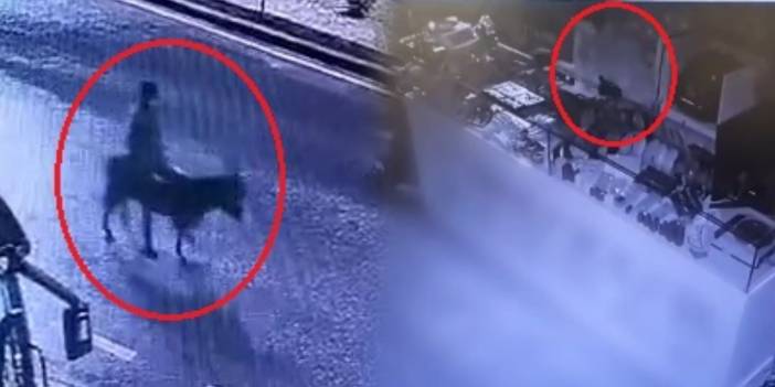 Kayseri'de bir tuhaf soygun: Forkliftle geldi eşekle kaçtı