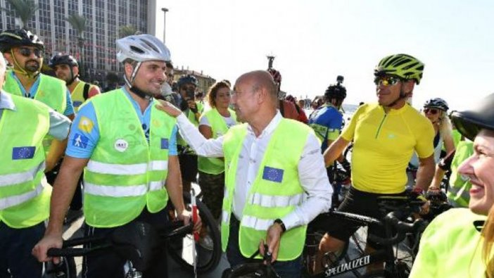 Tunç Soyer, Eşpedal Derneği ile pedal çevirdi