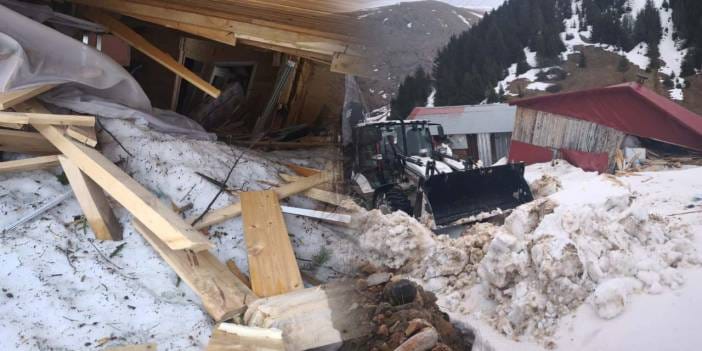 Ordu’da evin üzerine çığ düştü!