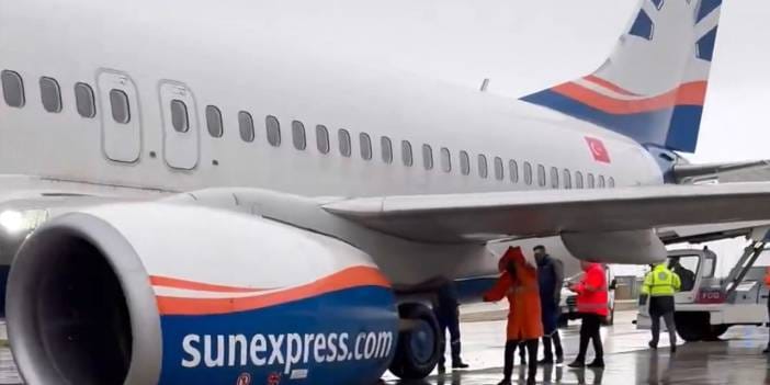 2. Lig ekibini taşıyan uçak faciadan döndü