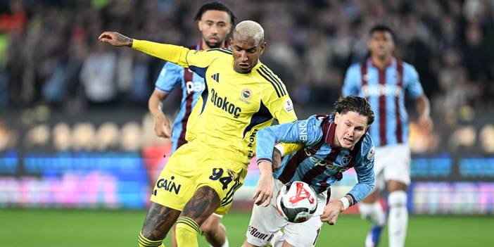 Fenerbahçe'nin golü Trabzonspor'u isyan ettirdi