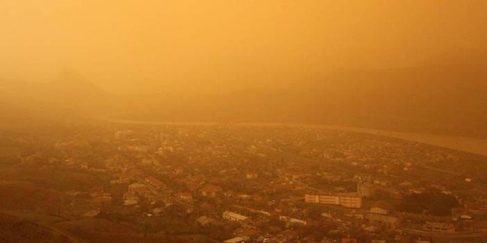 Meteorolojiden çöl tozu uyarısı! Göz gözü görmeyecek