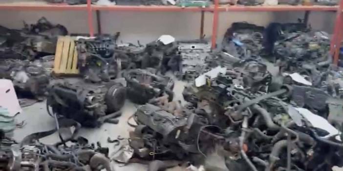 Samsun'da kaçakçılık operasyonu! 13 otomobil motoru ele geçirildi