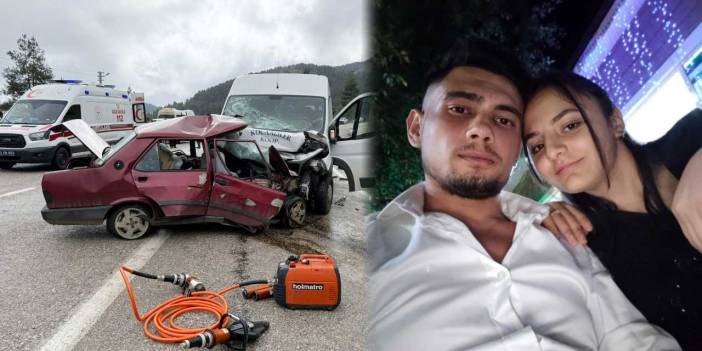 Burdur'da feci kaza: Genç çift hayatını kaybetti