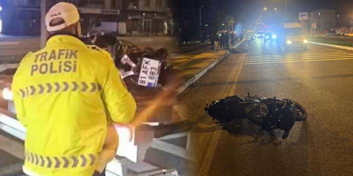 Motosikletlerin çarpıştığı feci kazada 1 kişi öldü: 3 yaralı