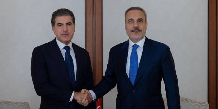 Hakan Fidan Barzani ile görüştü