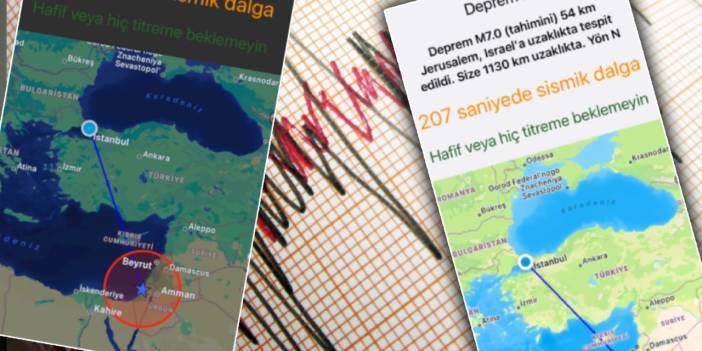 İsrail'de 7 büyüklüğünde deprem bildirimi