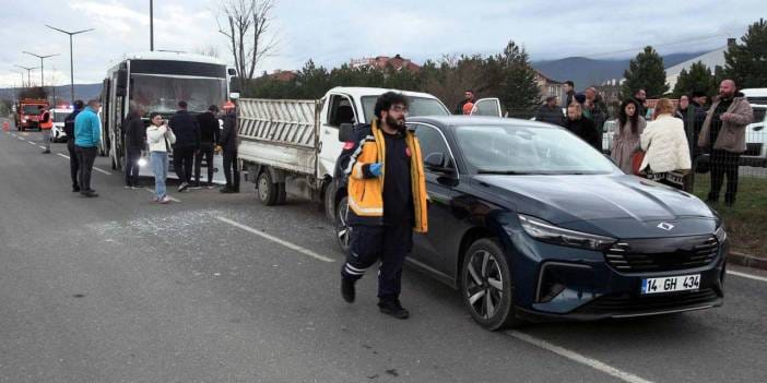 Bolu'da zincirleme kaza: 7 yaralı 2 gözaltı!