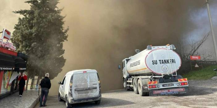 Sakarya'da fabrika yangını!