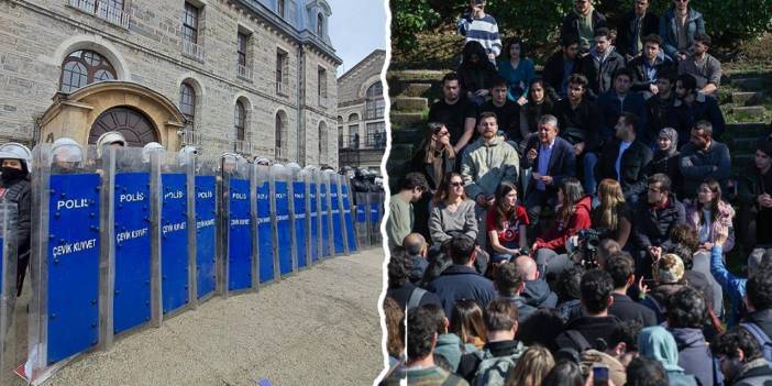 Erdoğan ziyaretinde ablukaya alınan Boğaziçi'ne Özgür Özel gitti: İki fotoğraf iki büyük fark!