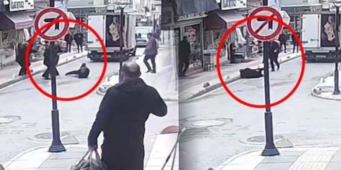 Elazığ'da dehşet anları! Tabancayla vurdu, yerde tekmelemeye çalıştı