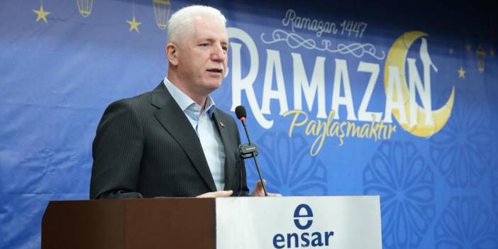 Davut Gül Ensar Vakfı'nın iftarına katıldı: Valilik paylaştı