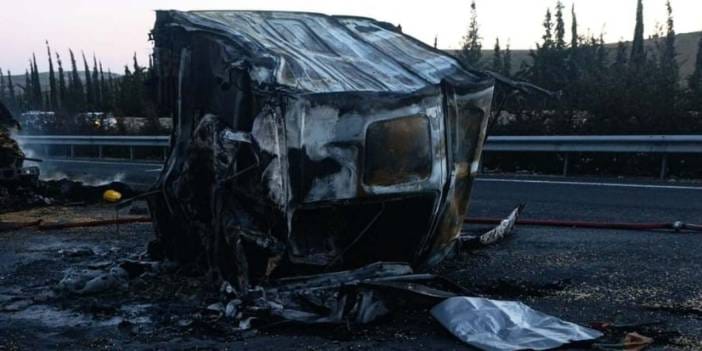 Şanlıurfa'da TIR kazası: Alev alan aracın içinde sıkışan sürücü hayatını kaybetti