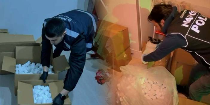 Anne oğulun yaşadığı evden yüz binlerce uyuşturucu hap çıktı!