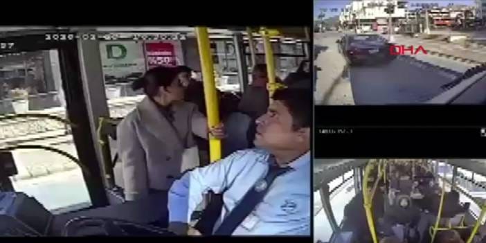 Otobüste panik anları! Otobüs şoförü rahatsızlanan yolcuyu hastaneye yetiştirdi