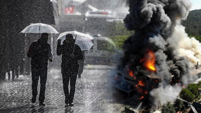 Meteoroloji İstanbul için saat verdi! Kimyasal yağmur var mı?