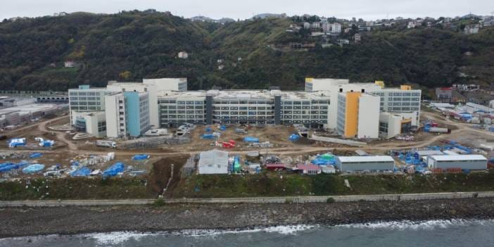 Korkutan uyarı! Trabzon Şehir Hastanesi denize doğru kayıyor