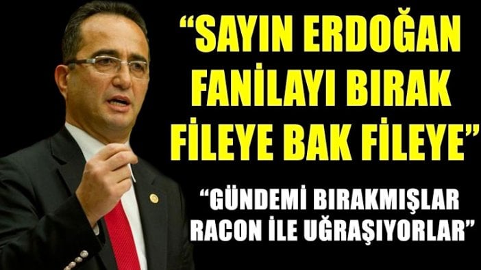 Bülent Tezcan: Gündemi bırakmışlar fanila ile racon ile uğraşıyorlar