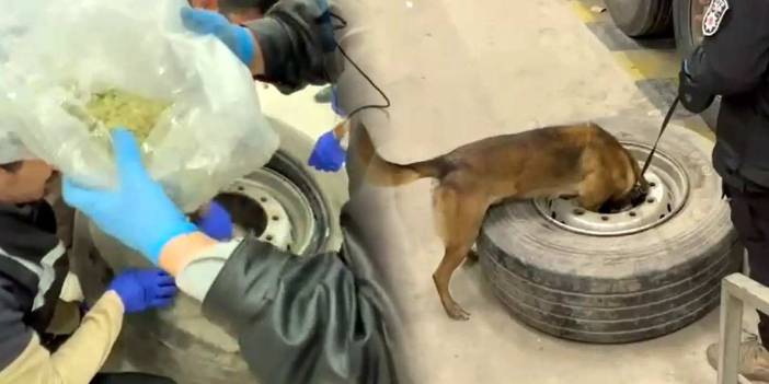 Durdurulan tırdan kilolarca uyuşturucu çıktı!