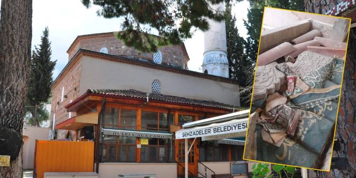 472 yıllık camide skandal görüntüler: Mezarlar parçalandı