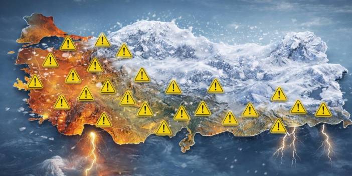 Kar ve fırtına vuracak! 31 ilde sarı kod ilan etti