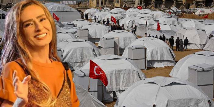 Yıldız Tilbe'den Gazze'ye ikinci çadır kent!