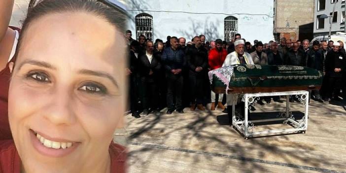 Çocuklarına yemek götürürken can veren anne son yolculuğuna uğurlandı!
