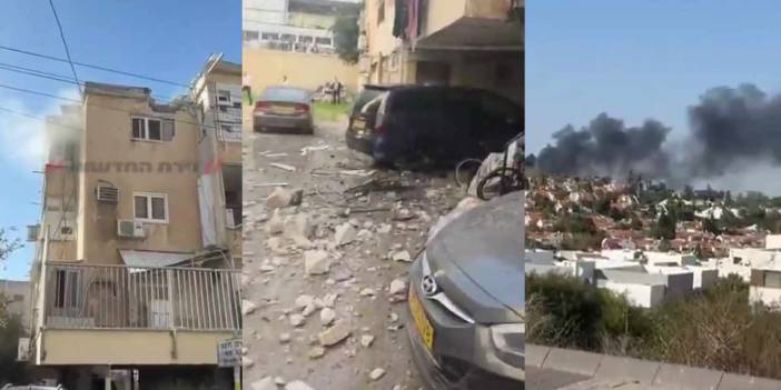 Demir Kubbe delik deşik! İran’dan Tel Aviv’e füze saldırısı