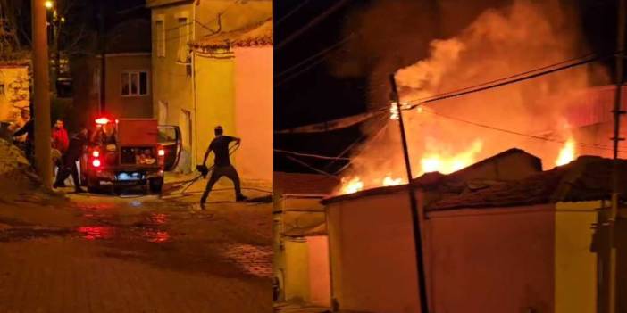 Alevler tüm evi sardı! Karı koca hayatını kaybetti