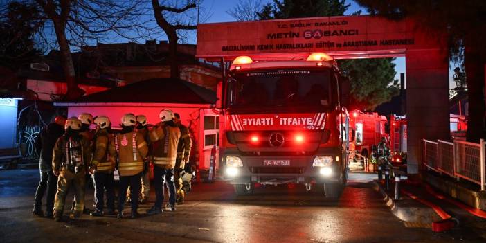 Sabancı Hastanesi'nde yangın: Hastalar tahliye edildi