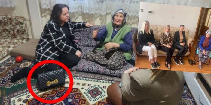 AKP'li vekil dizinin dibinde 91 bin liralık çantasıyla vatandaşın geçim derdini dinledi