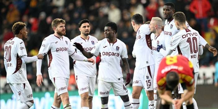 Trabzonspor seriyi devam ettiriyor