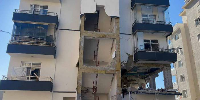 Doğalgaz patlamasında 16 kişi yaralanmıştı: Hasar gün ağarınca ortaya çıktı