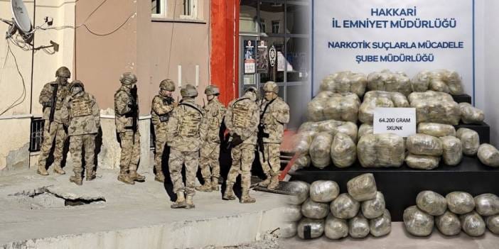 Hakkari'de uyuşturucu operasyonu: Başkomiser zehir taciri çıktı!