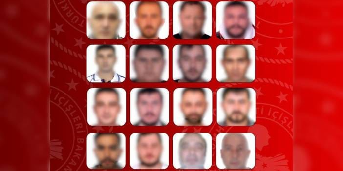 Kırmızı bültenle aranan 13 kişi yakalandı