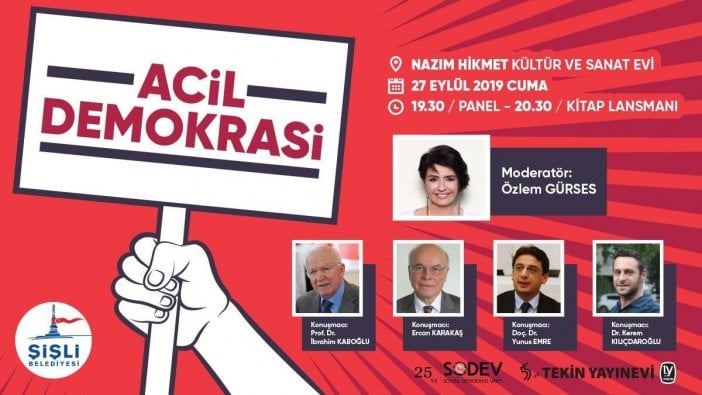 Acil Demokrasi paneli gerçekleşiyor