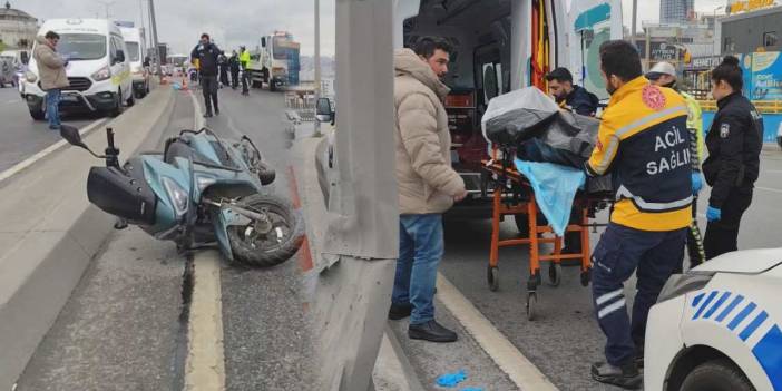 Motosikletli feci kazada plastik kask yüzünden can verdi! İçine de köpük doldurmuşlar