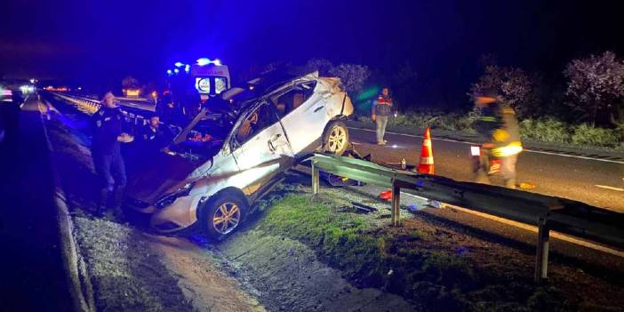 Önündeki cipe çarpan araçtaki iki kişi öldü