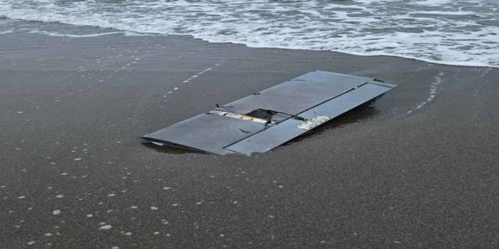Sakarya'da deniz kıyısında İHA parçaları bulundu
