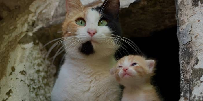 Topkapı Sarayı kedisi Şehla'nın yavrusu Simba herkesi kendine hayran bıraktı
