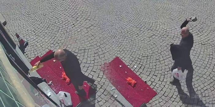 Eczanenin camını kırıp ayçiçeği yağı ile yakmaya çalıştı! Saldırgan serbest bırakıldı