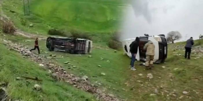 Şırnak’ta öğrenci servisi şarampole devrildi: 5 yaralı