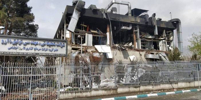 ABD-İsrail'den bir savaş suçu daha! Tahran'da ilaç tesisi vuruldu