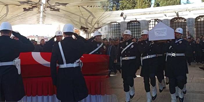 Feci kazada şehit olan polis memuru son yolculuğuna uğurlandı!