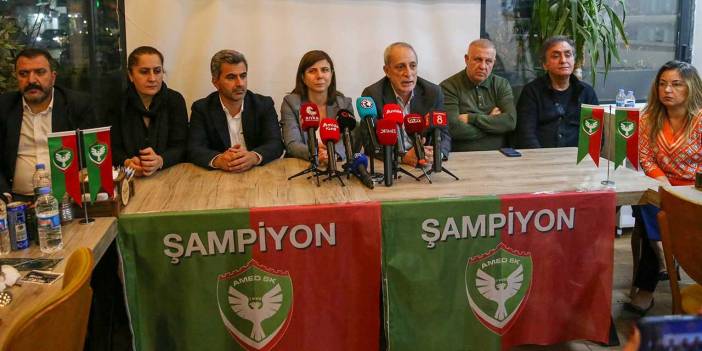 Amedspor'a büyük müjdeyi verdi